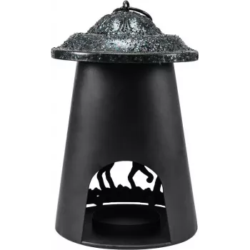 EUROPALMS solárna lampa mačka, 23cm, teplá biela LED, IP44 vonkajšie záhradné svietidlo 83505110
