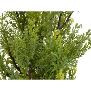 EUROPALMS Leyland cypřiš umelá rastlina, 90 cm, čierny kvetináč 82606962