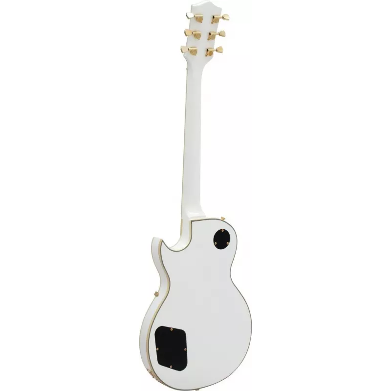 DIMAVERY LP-520 elektrická gitara, biela/zlatá 26215160