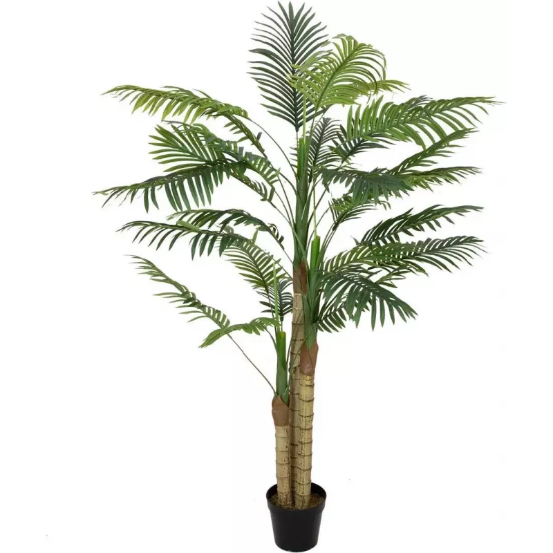 EUROPALMS Areca palma, 3-kmenná, umelá rastlina, 150cm 82509411