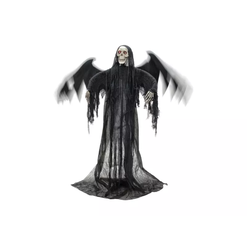 EUROPALMS Halloween čierny anjel, 175x100x66cm (83316138)