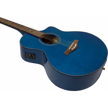 DIMAVERY STW-90 westernová gitara, Crystal Blue 26245083