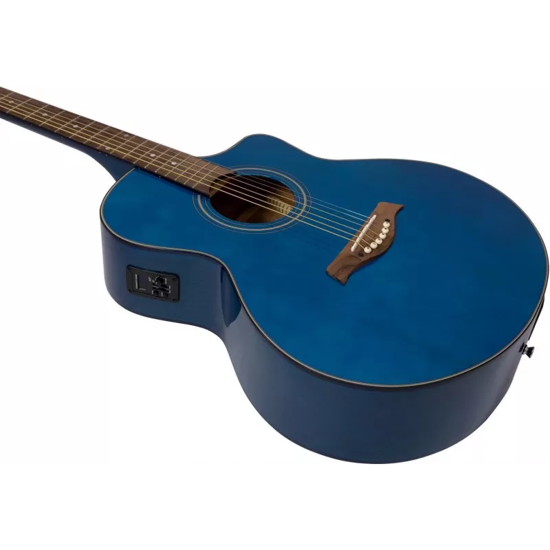 DIMAVERY STW-90 westernová gitara, Crystal Blue 26245083