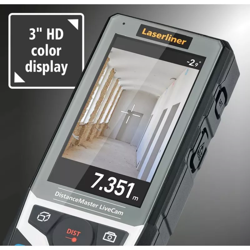Laserliner DistanceMaster LiveCam laserový diaľkomer 150 m 080.985A