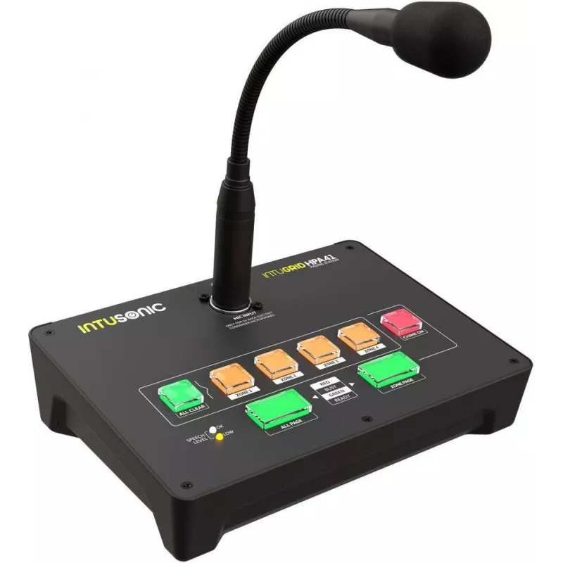 INTUSONIC HPA41 4-zónová pagingová mikrofónová stanica 12604192
