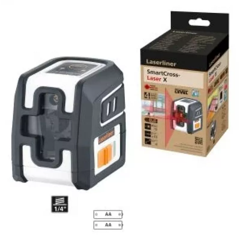 Laserliner SmartCross-Laser X krížový líniový laser samonivelačný dosah max. 10 m (036.735E)
