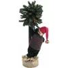 EUROPALMS vianočný medveď s vianočným stromčekom, 105 cm 83314804