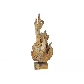 EUROPALMS skulptúra z teakového koreňa prírodná 160 cm 83200185