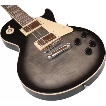 DIMAVERY LP-750 elektrická gitara, Translucent Gray Blackburst 26219396