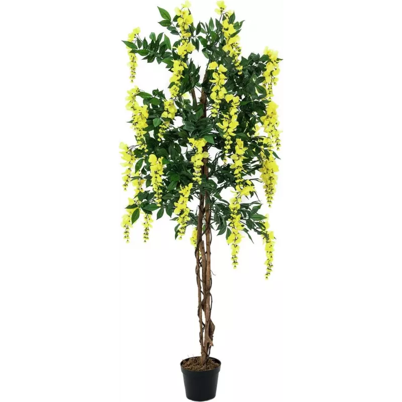 EUROPALMS zlatý dážď umelá rastlina, žltá, 150 cm 82507115