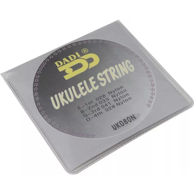 DIMAVERY sada strún pre ukulele, .028-.041, nylon, 4 struny, ladenie GCEA 26320084