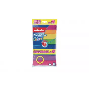 Vileda Colors Maxi Pack mikrovláknové utierky, 7 ks, 30 x 30 cm, rôzne farby 6425