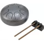 DIMAVERY TD-8 steel tongue drum, strieborná (26058339)