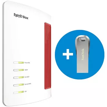 FRITZ!Box 7690 Wi-Fi 7 VDSL/ADSL router s 64GB SanDisk USB diskom 20003169
