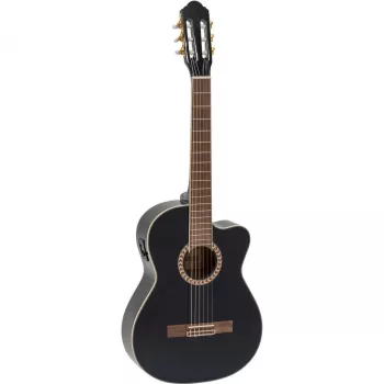 DIMAVERY CN-600E koncertná gitara, čierna 26235007