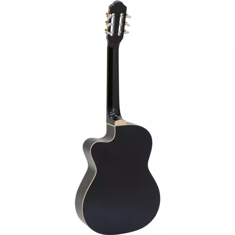 DIMAVERY CN-600E koncertná gitara, čierna 26235007