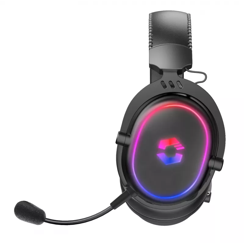 SPEEDLINK CONUX bezdrôtový RGB stereo herný headset – pre PC/PS5/PS4/Xbox Series X/S/Switch2/Switch/OLED/Lite, čierny (SL-860101-BK)