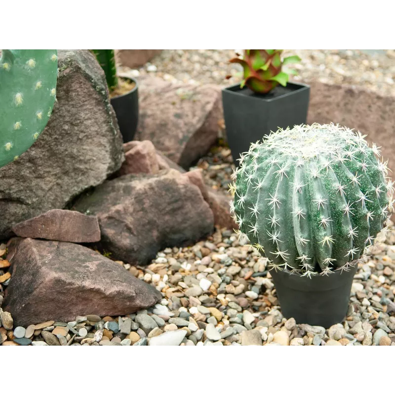 EUROPALMS umelý guľovitý kaktus, 34 cm 82600063