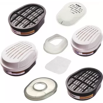 Dräger X-plore Bajonetový kombinovaný filter A1B1E1K1 Hg P3 RD (balenie 2 ks) 6738817