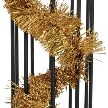 EUROPALMS Kovová girlanda, zlatá, 12,5 x 270 cm (8350054B)