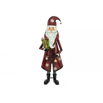 EUROPALMS Santa Claus kovová figúrka červená 150cm 83314903