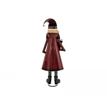EUROPALMS Santa Claus kovová figúrka červená 150cm 83314903
