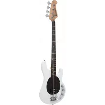 DIMAVERY MM-501 elektrická basgitara, biela (26222090)
