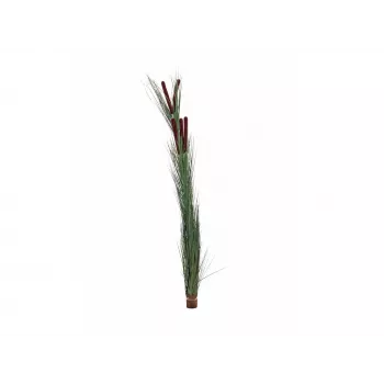 EUROPALMS umelá trstina s klasmi, tmavozelená, 152 cm 82505854