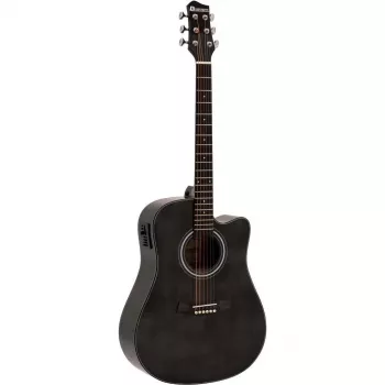 Dimavery STW-90 Dreadnought akustická gitara, Vintage Black 26245082