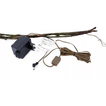 EUROPALMS girlanda z vresovca s LED, biela, 180 cm 83330308