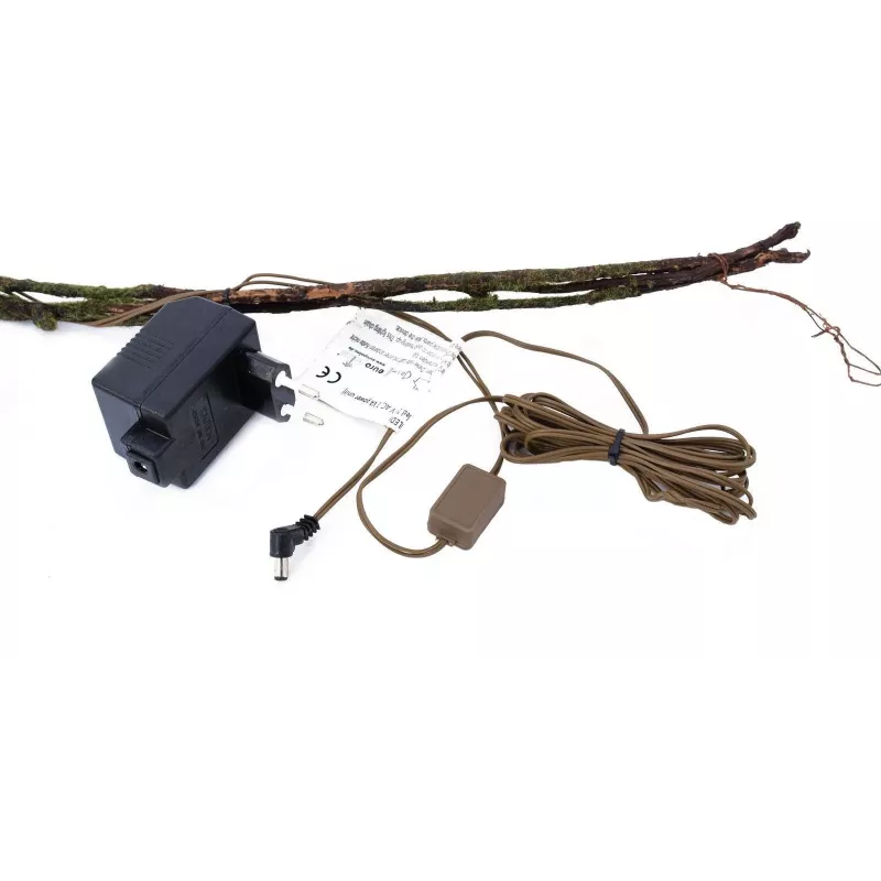 EUROPALMS girlanda z vresovca s LED, biela, 180 cm 83330308