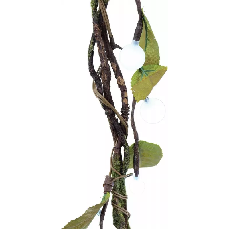 EUROPALMS girlanda z vresovca s LED, biela, 180 cm 83330308