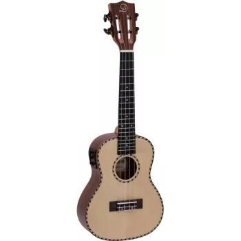DIMAVERY UK-800 koncertná ukulele, masívna smreková vrchná doska 26255857