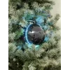 EUROPALMS LED snehová guľa 8 cm, čierna, balenie 5 ks (83501236)