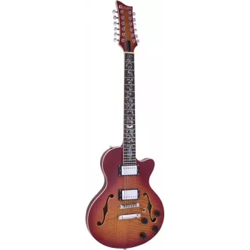DIMAVERY LP-612 elektrická gitara, Flamed Sunburst 26215180