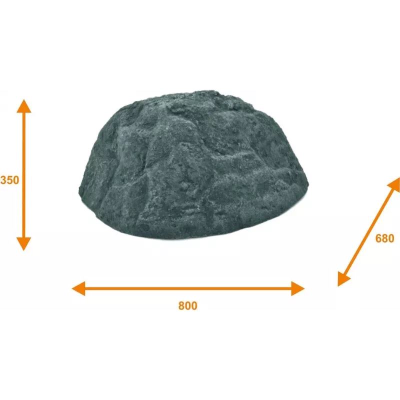 EUROPALMS dekoračná skala Vulcano, sklolaminát, viacfarebná 83313231