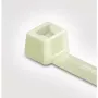 HellermannTyton T80L-HS káblová pásková spona prírodná PA66, 368 mm x 4,6 mm, 100 ks