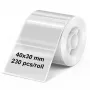 Olympia Priehľadná rolka etikiet 40 mm x 30 mm, 230 etikiet (6322)
