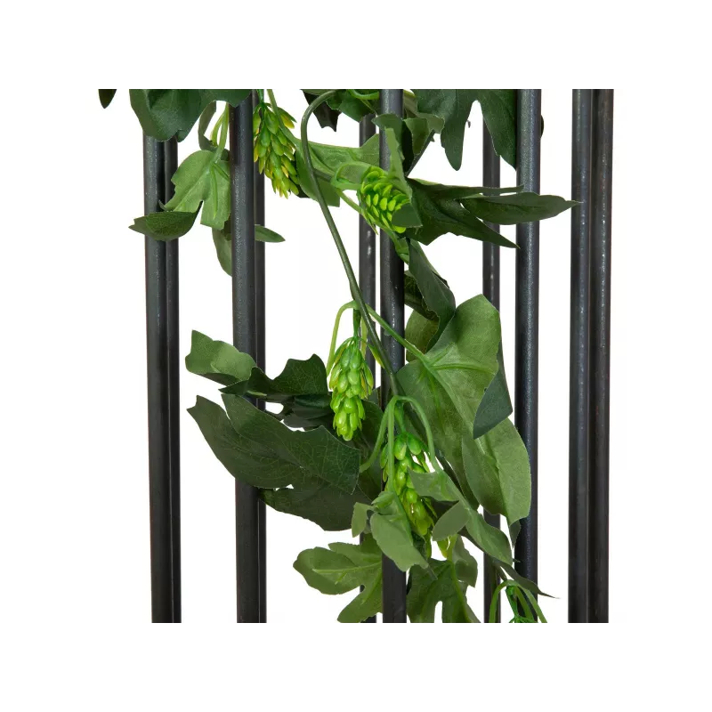 EUROPALMS Umelý chmeľový veniec, 170 cm, zelený s hnedými šiškami 82501869