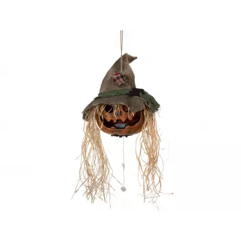 EUROPALMS Halloween Prekliata tekvicová hlava, 70 cm (83316171)