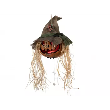 EUROPALMS Halloween Prekliata tekvicová hlava, 70 cm (83316171)