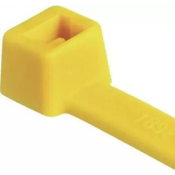 HellermannTyton T30R žltá káblová páska 150 x 3,6 mm, PA66, 100 kusov (116-01814)