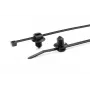HellermannTyton T30LFT6LG čierna káblová páska z polyamidu 150 mm x 3,6 mm, balenie 500 ks 150-31097