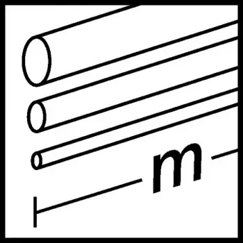 HellermannTyton Helagaine HEGWS opletená hadica, 9 mm, čierna, 25 m 339-01909