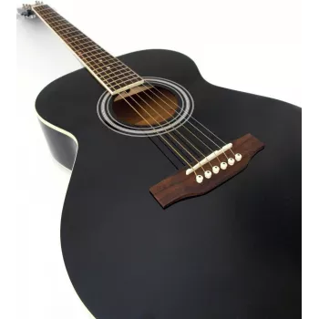 DIMAVERY AW-303 westernová gitara čierna (26242004)
