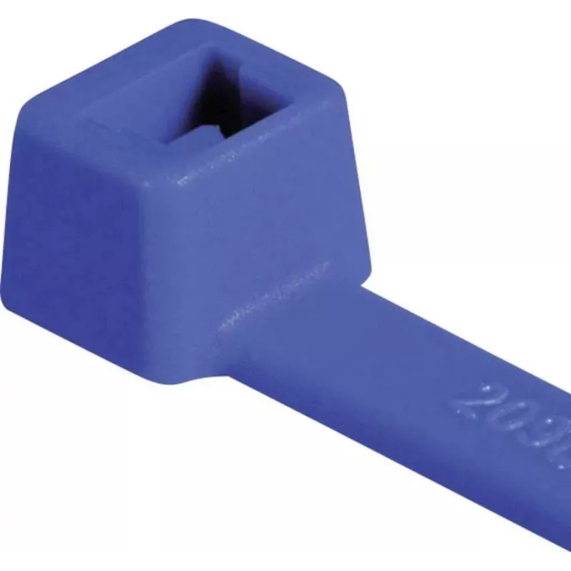 HellermannTyton T80L štandardná káblová páskа, 390 x 4,6 mm, PA66, modrá, 100 ks 116-05416