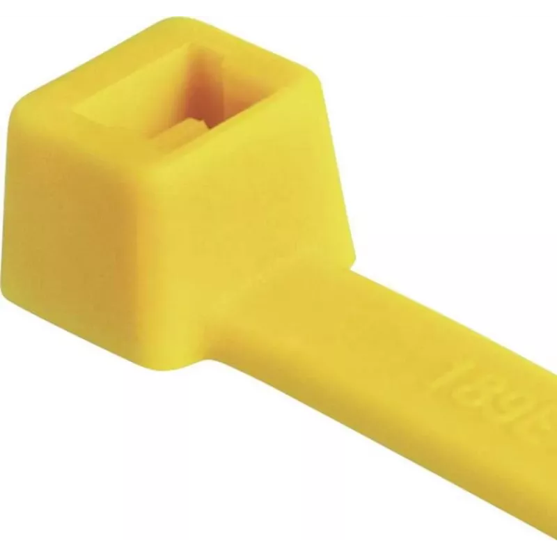 HellermannTyton T80R-N66-YE-C1 štandardná káblová páskа, 210 x 4,6 mm, žltá, 100 ks 116-08014