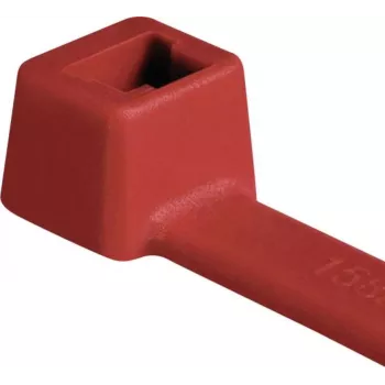 HellermannTyton T80R-N66-RD-C1 štandardná káblová páskа, 210 mm x 4,6 mm, červená, 100 ks 116-08012