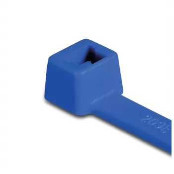HellermannTyton T150R káblová páskа, modrá, PA66, 380 mm x 8,8 mm, balenie 100 ks 116-15016