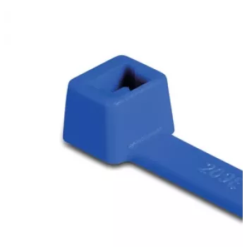 HellermannTyton T150R káblová páskа, modrá, PA66, 380 mm x 8,8 mm, balenie 100 ks 116-15016